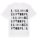 Lilla Hagebytorp ordlek t-shirt