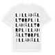Lilla Hälltorp ordlek t-shirt