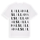 Lilla Hals ordlek t-shirt