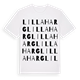 Lilla Harg ordlek t-shirt
