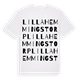 Lilla Hemmingstorp ordlek t-shirt