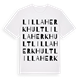 Lilla Herkhult ordlek t-shirt