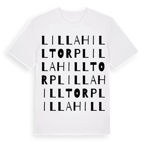 Lilla Hilltorp ordlek t-shirt – ekologisk bomull t-shirt från Pinshirt