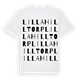 Lilla Hilltorp ordlek t-shirt