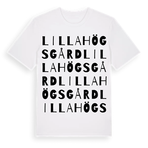 Lilla Högsgård ordlek t-shirt – ekologisk bomull t-shirt från Pinshirt