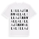 Lilla Järnvalla ordlek t-shirt