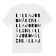 Lilla Jordmålen ordlek t-shirt
