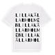 Lilla Källarholmen ordlek t-shirt