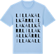 Blue Soul t-shirt med Lilla Kallkärr ordlek t-shirt