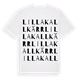 Lilla Kallkärr ordlek t-shirt
