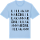 Blue Soul t-shirt med Lilla Kammaren ordlek t-shirt