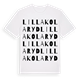 Lilla Kolaryd ordlek t-shirt