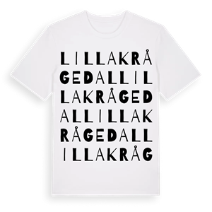 Lilla Krågedal ordlek t-shirt – ekologisk bomull t-shirt från Pinshirt