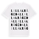 Lilla Krågedal ordlek t-shirt