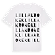 Lilla Krokek ordlek t-shirt