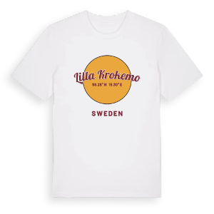 Lilla Krokemo cirkel t-shirt – ekologisk bomull t-shirt från Pinshirt