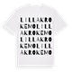 Lilla Krokemo ordlek t-shirt