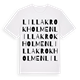Lilla Krokholmen ordlek t-shirt