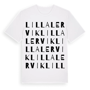 Lilla Lervik ordlek t-shirt – ekologisk bomull t-shirt från Pinshirt