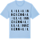 Blue Soul t-shirt med Lilla Linneberga ordlek t-shirt