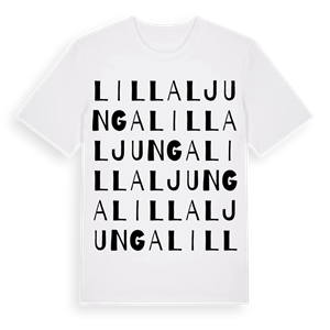 Lilla Ljunga ordlek t-shirt – ekologisk bomull t-shirt från Pinshirt