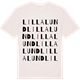 Vintage White t-shirt med Lilla Lund ordlek t-shirt