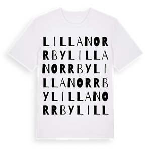 Lilla Norrby ordlek t-shirt – ekologisk bomull t-shirt från Pinshirt