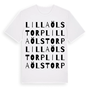 Lilla Ölstorp ordlek t-shirt – ekologisk bomull t-shirt från Pinshirt