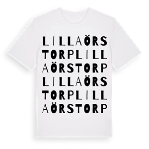 Lilla Örstorp ordlek t-shirt – ekologisk bomull t-shirt från Pinshirt