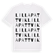 Lilla Pattvik ordlek t-shirt