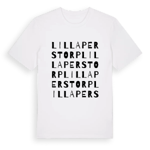 Lilla Perstorp ordlek t-shirt – ekologisk bomull t-shirt från Pinshirt
