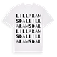 Lilla Ramsdal ordlek t-shirt