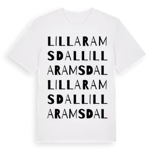 Lilla Ramsdal ordlek t-shirt – ekologisk bomull t-shirt från Pinshirt