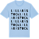 Blue Soul t-shirt med Lilla Råstock ordlek t-shirt