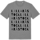 Mid Heather Gray t-shirt med Lilla Råstock ordlek t-shirt
