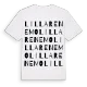 Lilla Renemo ordlek t-shirt