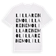 Lilla Renemo ordlek t-shirt