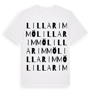 Lilla Rimmö ordlek t-shirt – ekologisk bomull t-shirt från Pinshirt