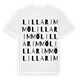 Lilla Rimmö ordlek t-shirt