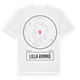 White t-shirt med Lilla Rimmö t-shirt