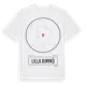 White t-shirt med Lilla Rimmö t-shirt