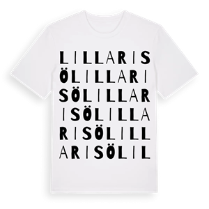 Lilla Risö ordlek t-shirt – ekologisk bomull t-shirt från Pinshirt