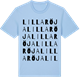 Blue Soul t-shirt med Lilla Röja ordlek t-shirt