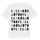 Lilla Rösjötorp ordlek t-shirt