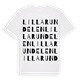 Lilla Rundelen ordlek t-shirt