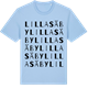 Blue Soul t-shirt med Lilla Säby ordlek t-shirt