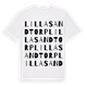 Lilla Sandtorp ordlek t-shirt