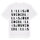 Lilla Sjösveden ordlek t-shirt