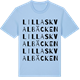 Blue Soul t-shirt med Lilla Skvalbäcken ordlek t-shirt