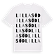 Lilla Söd ordlek t-shirt